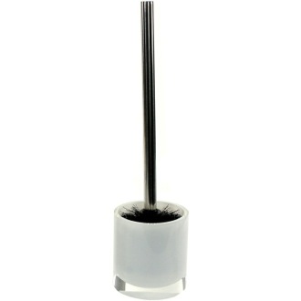 Toilet Brush Toilet Brush Holder, Steel, Free Standing, Resin Gedy YU33